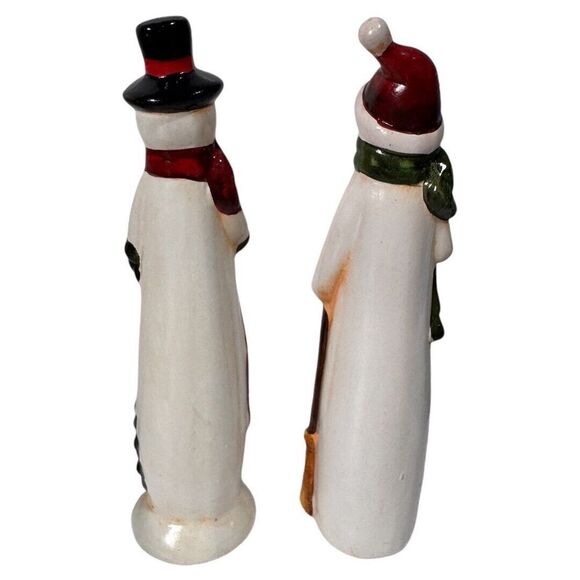 Unbranded 7.5" Christmas decor snowman ceramic - Picture 2 of 3